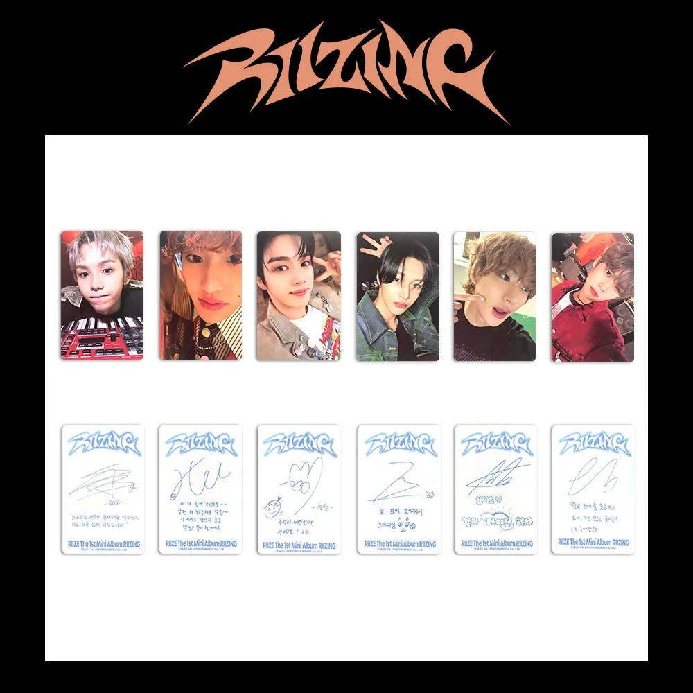 Kpop RIIZE фотокарточка альбом BRIIZE Lomo Card SEUNGHAN SUNGCHAN WONBIN коллекционная открытка для