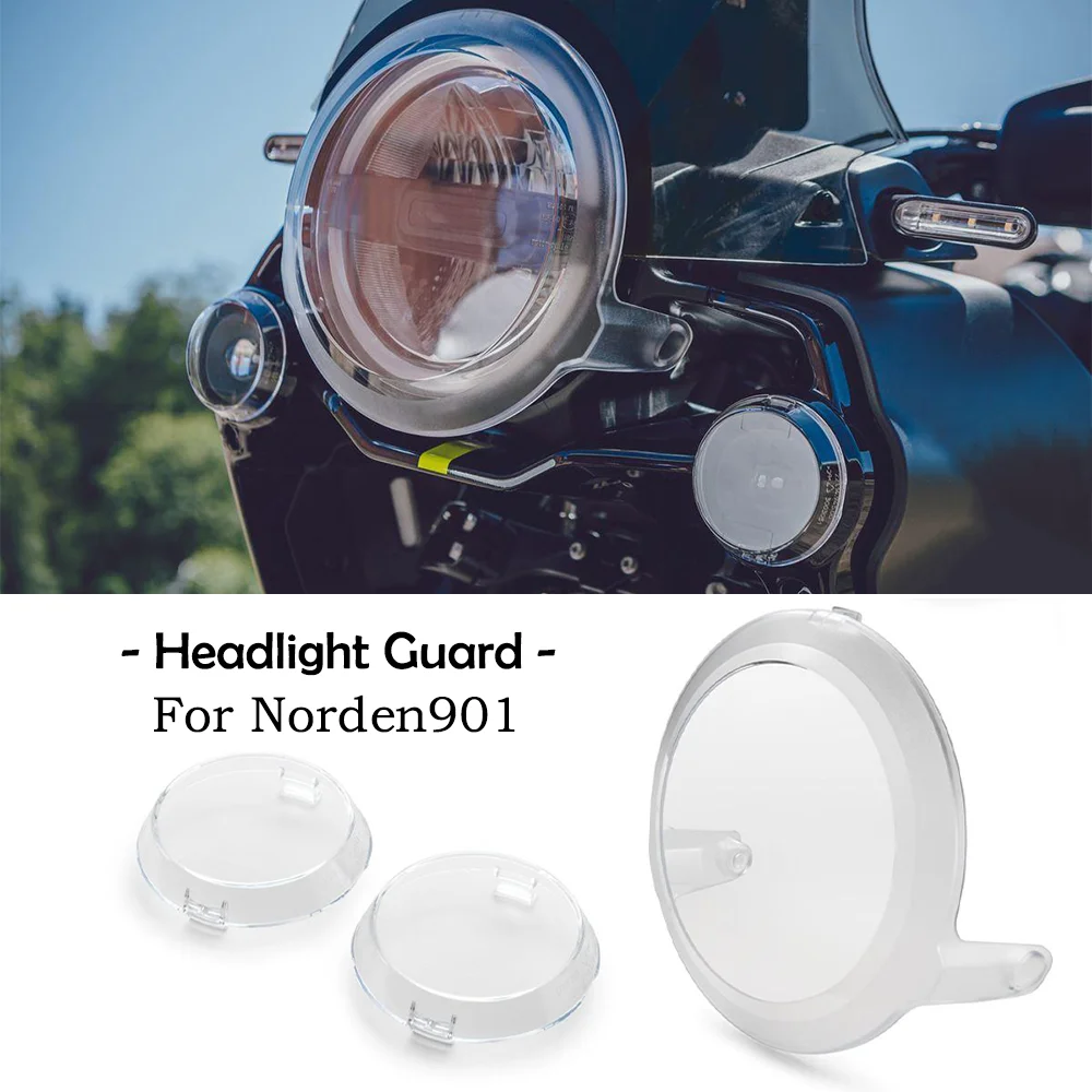 

Norden 901 Accessories Motorcycle Headlight Protection Cover Auxiliary Lamp Protective Head Light Guard for Husqvarna Norden901