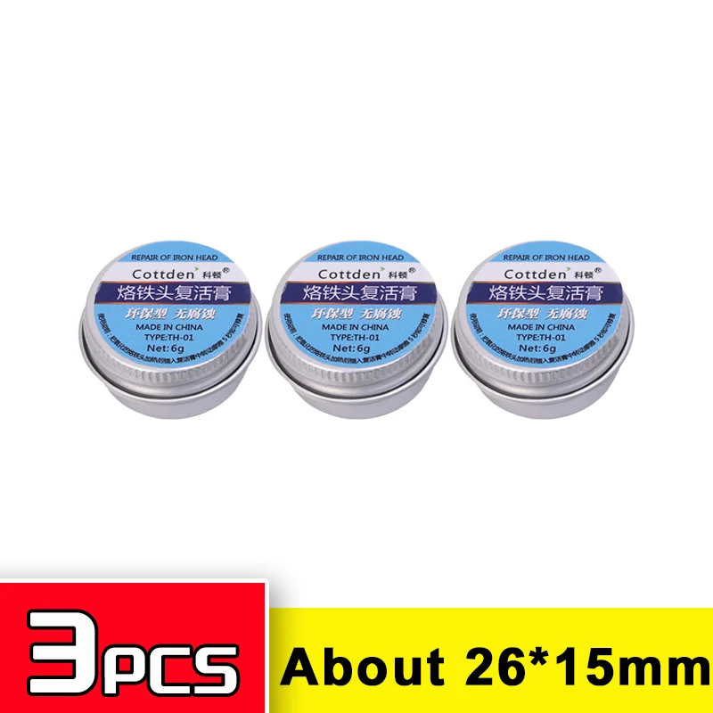 

Освежающее жало для паяльника, антипригарное олово, крем для припоя, чистая паста для оксидной головки, воскрешающий оксидный активатор