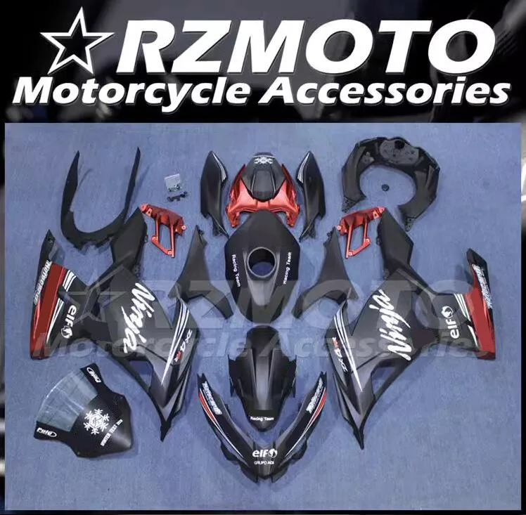 

New ABS Fairings Kit Fit For Kawasaki Ninja 250 400 2019 2020 2021 2022 2023 19 20 21 22 23 Bodywork Set + Tank Cover Matte