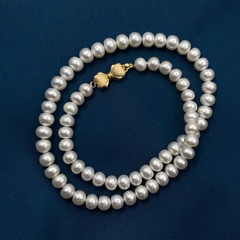 

Ожерелье из натурального белого жемчуга AAA 8-9 мм южного моря 18 дюймов