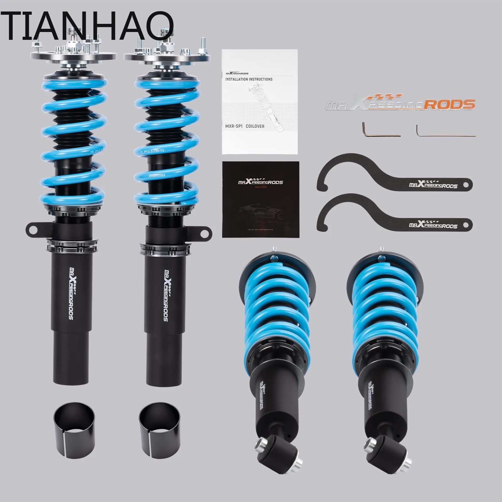 Фото MaXpeedingrods Coilover для BMW 5 E39 1995-2003 RWD Notchback, 24-ходовой комплект регулируемой подвески демпфера, ts №3