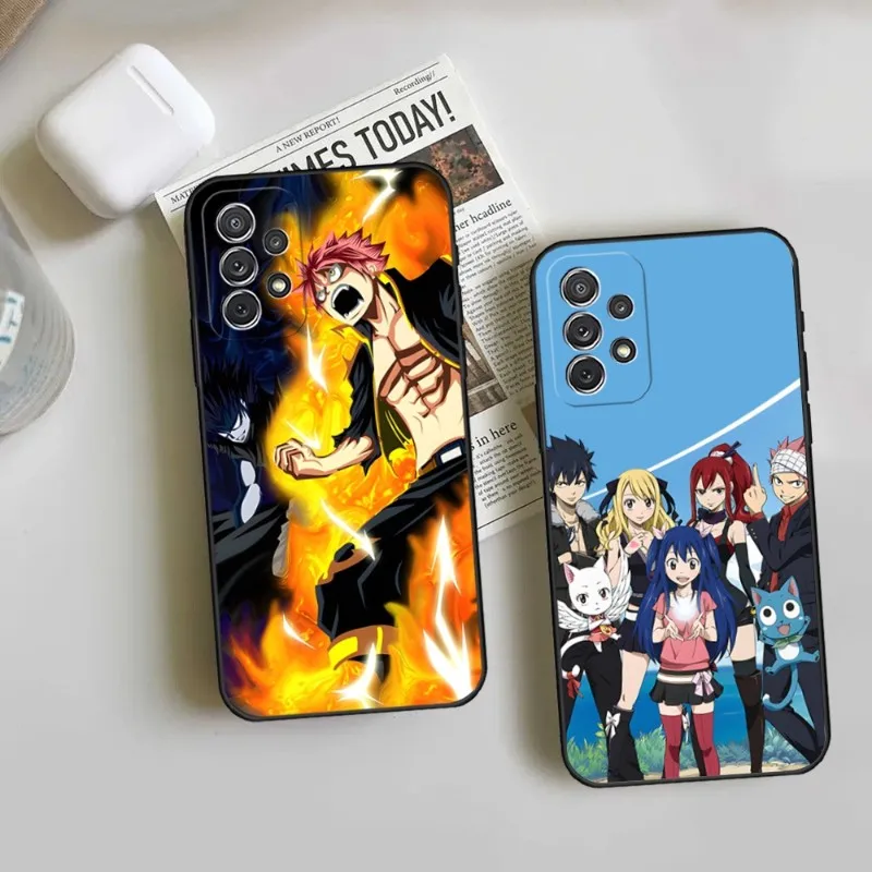 

Anime Fairy Tail Phone Case For Samsung Galaxy A21 A33 A31 A13 A02 A52 A22 A53 A73 A14 A54 A34 Back Cover