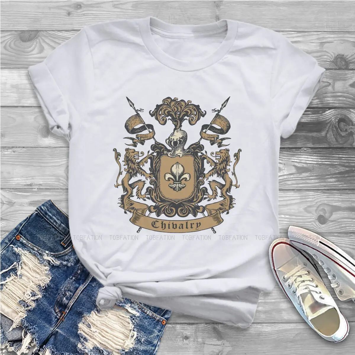 Специализированная футболка Chivalry для девочек с графическим принтом в виде игры