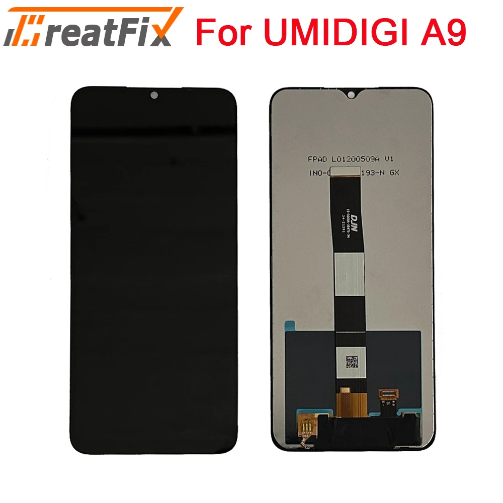 ЖК-дисплей 6,53 дюйма для UMIDIGI A9, сенсорный экран, дигитайзер, 100% оригинальный протестированный ЖК-экран, стеклянная панель для UMIDIGI A9 LCD