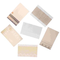 6pcs diy craft papers retro design decorative papers stationery papers 180 sheets