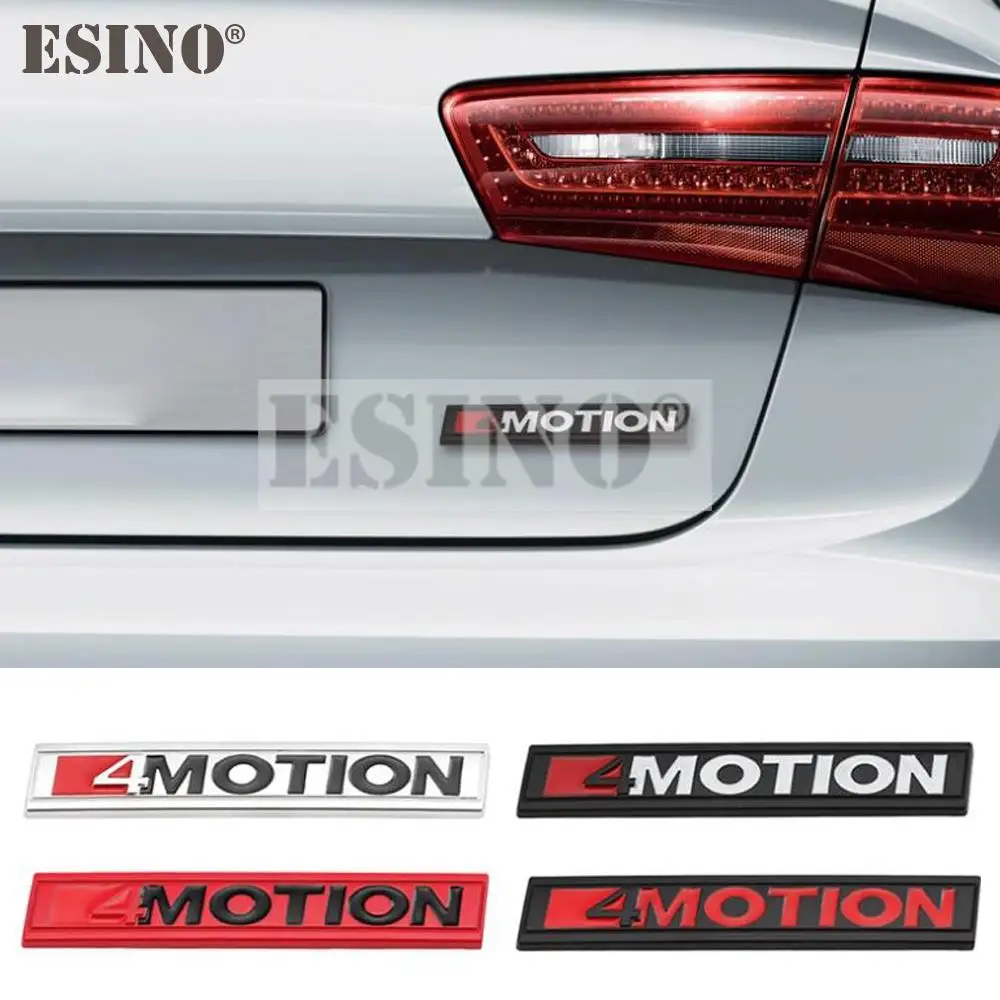 Стайлинг автомобиля 4 движения 3D задний Багажник крыло гриль Металл Хром