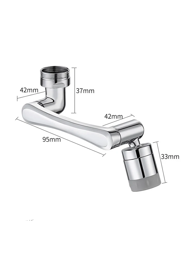 Универсальная насадка на кран из нержавеющей стали поворот 1080 ° Кран водяной