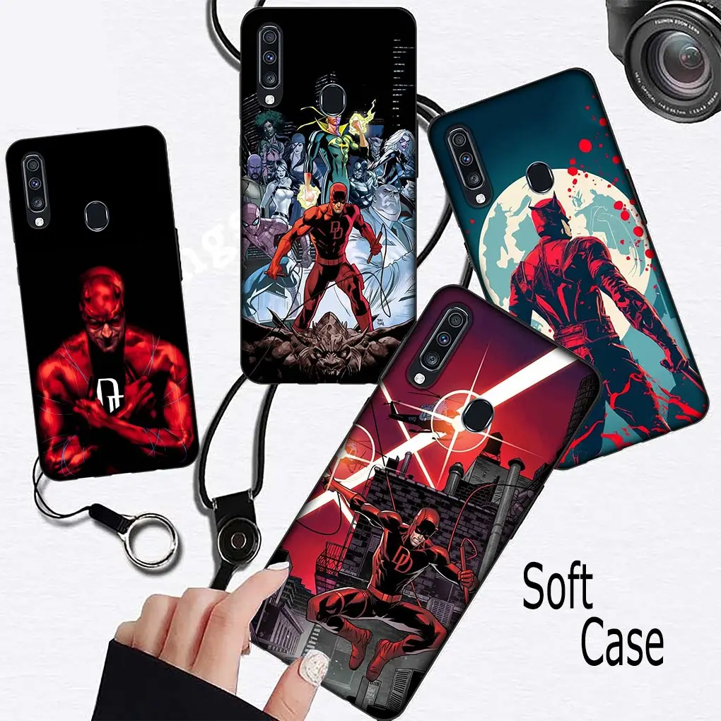 Чехол с плакатом Marvel Daredevil для Samsung Galaxy Note 20 Ultra 10 8 9 S10 Lite S9 A6 A8 Plus A7 A9 A06 A16 M35