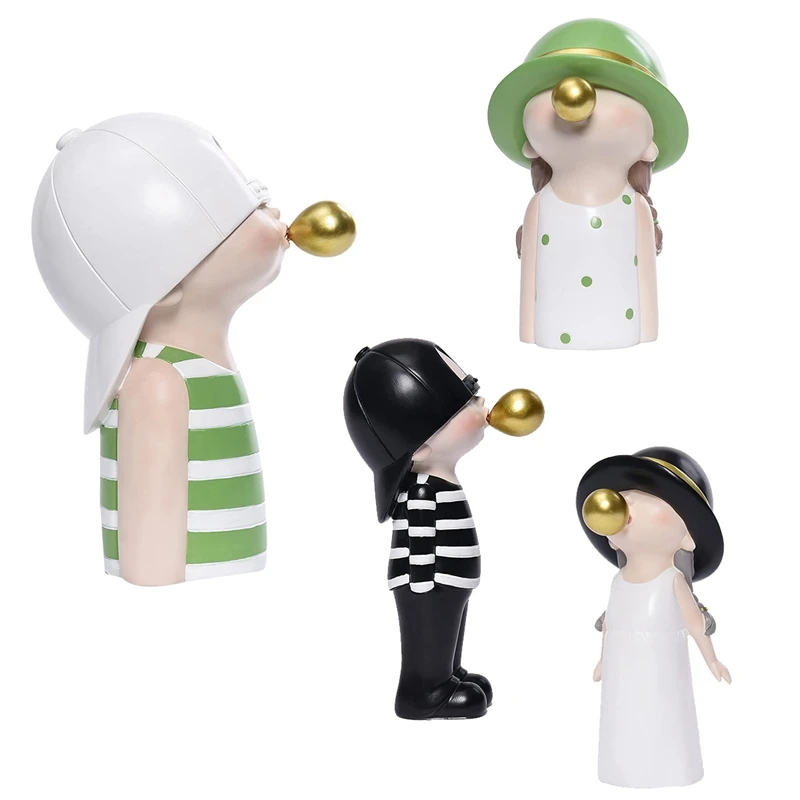 

Resin Statues Sculpture Figurine Ornament , Desktop Accessories Tabletop Decoration For Kids Women And Men