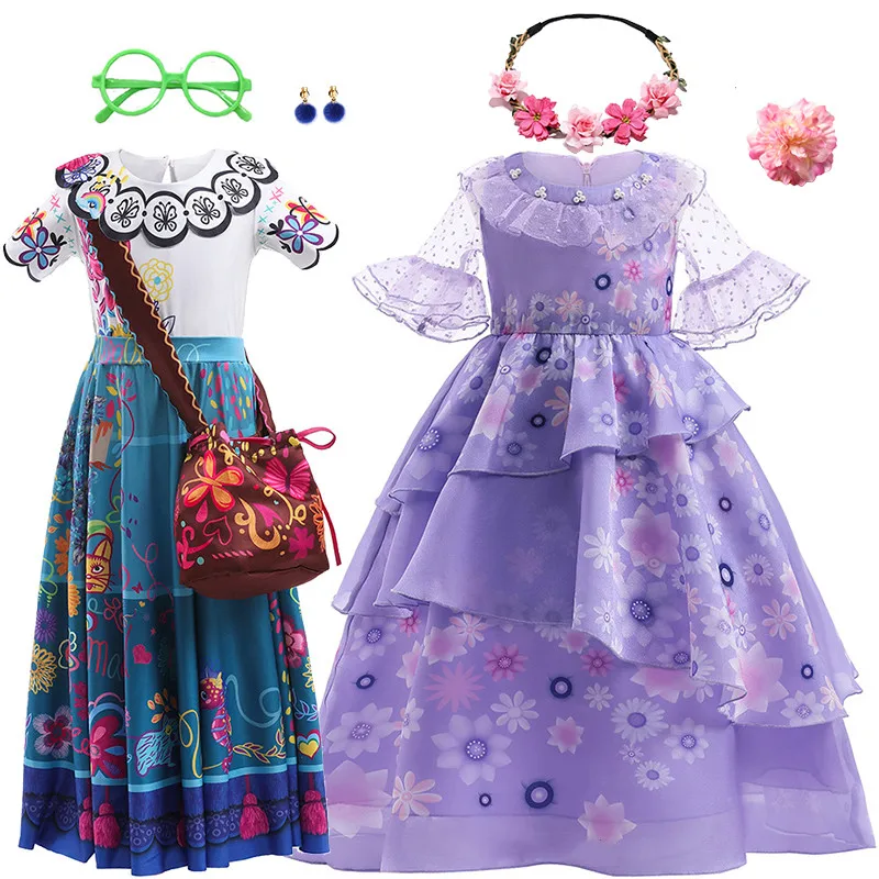 

Очаровательный костюм для косплея enmas, платье для девочки на карнавал, Хэллоуин, одежда принцессы, длинное платье с цветочными оборками, пла...