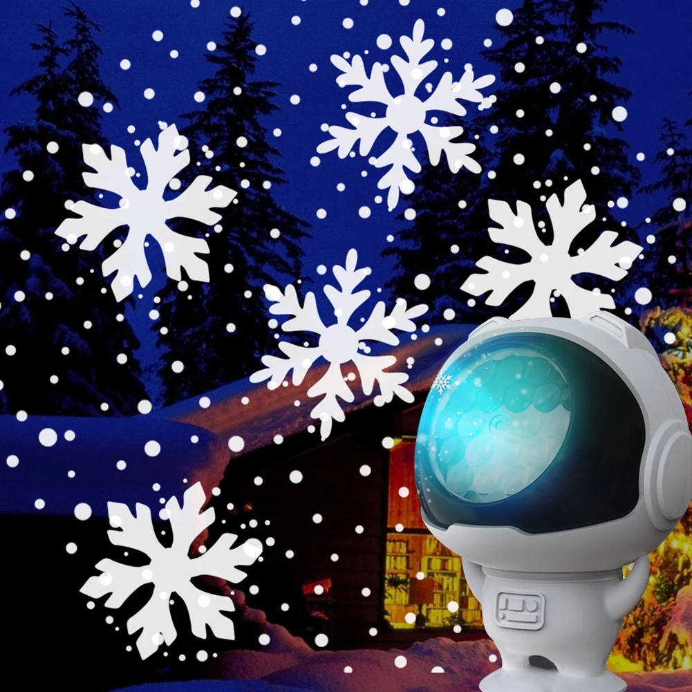 Рождественский светодиодный проектор астронавта с дистанционным управлением