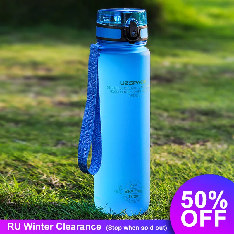 

Sport Water Bottle 500/1000ML Portable Leakproof Outdoor Shaker My Bottle Tritan Plastic Eco-Friendly Drinkware BPA Free