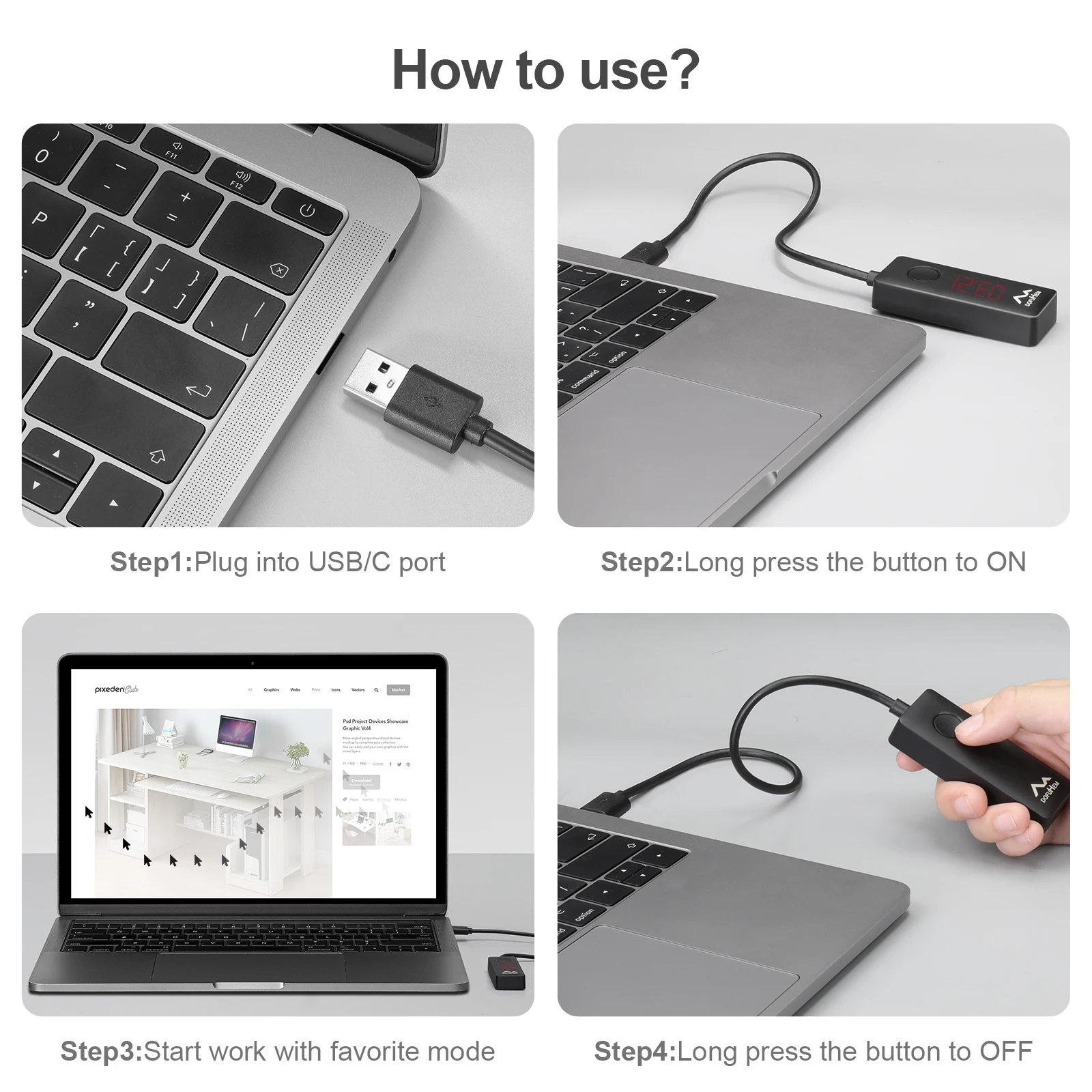 Фото USB-накопитель для мыши, с переключателем №3