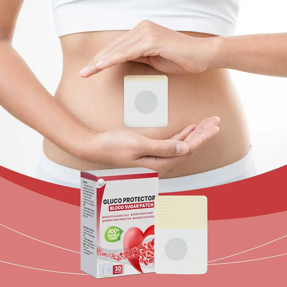30 шт./коробка пластырь для снижения уровня сахара в крови