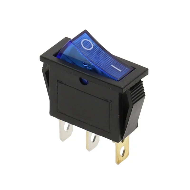 Самоблокирующийся кулисный переключатель KCD3 2-позиционный 3-контактный