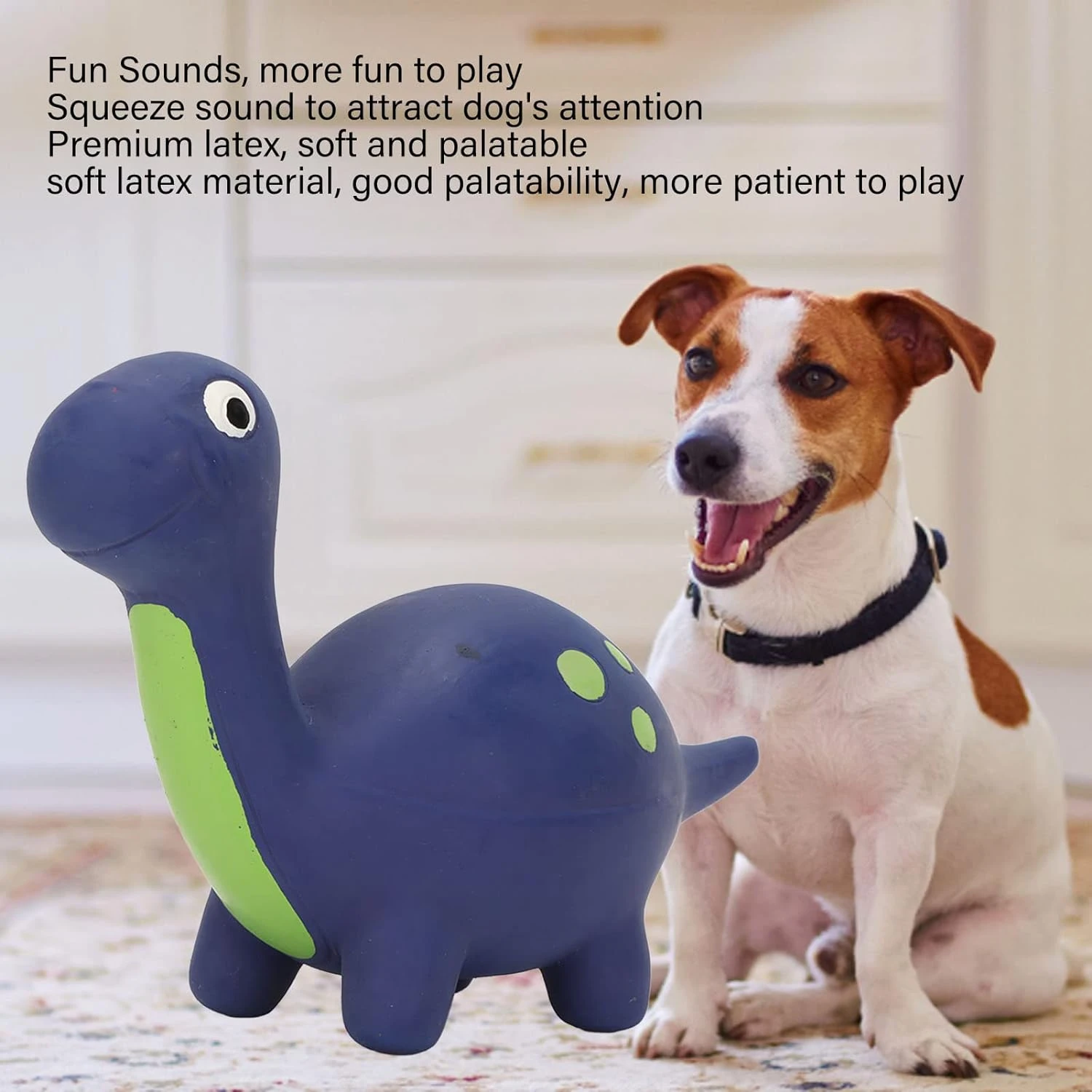 Веселая и привлекательная оранжевая кератопа-яркая прочная латексная игрушка