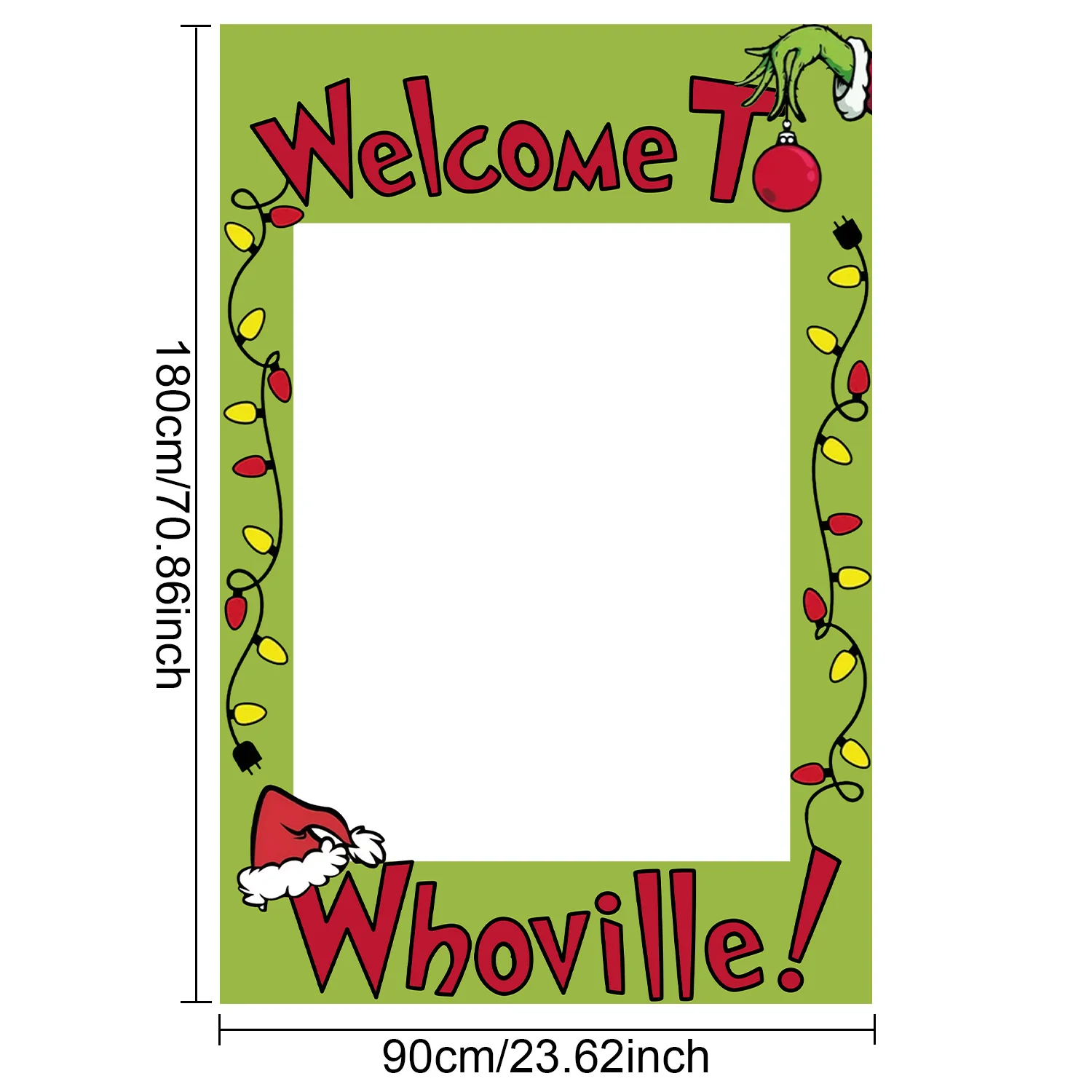 Декоративный рождественский кулон Grinch