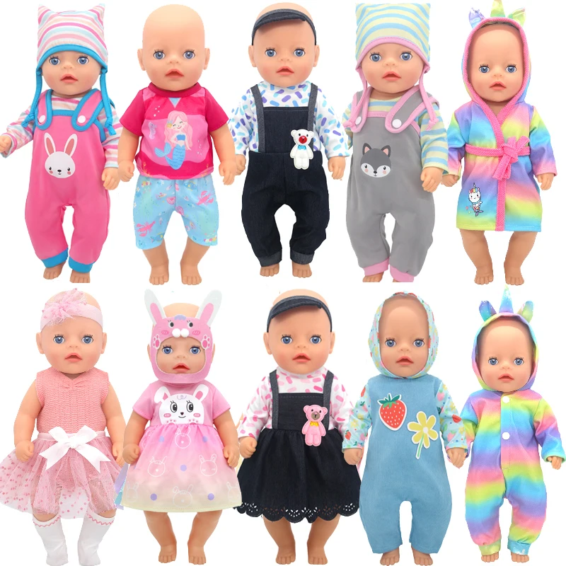Одежда для кукол 14 дюймов 36 см платье куклы реборн комбинезон игрушки одежда