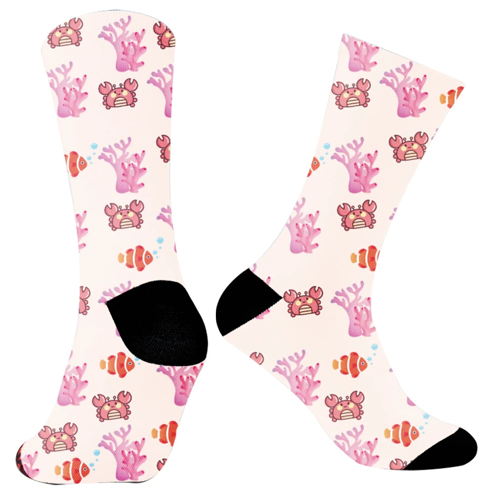 Носки в абстрактном стиле новинка 2024 летние носки Харадзюку с принтом животных