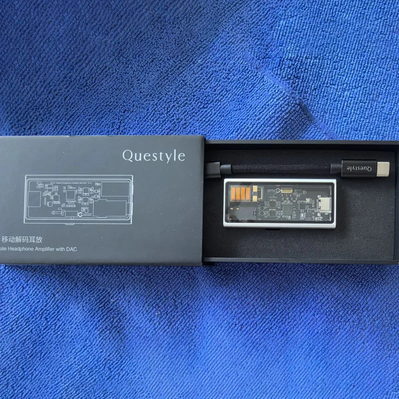Фото Усилитель для наушников QUESTYLE M15C M12i, Hi-Fi качество звука, поддержка PCM, DSD512a, встроенный ЦАП, для IOS/Android Little Tail №1