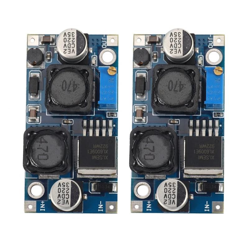 

2X DC-DC Boost Buck Adjustable Step Up Down Converter XL6009 Solar Module