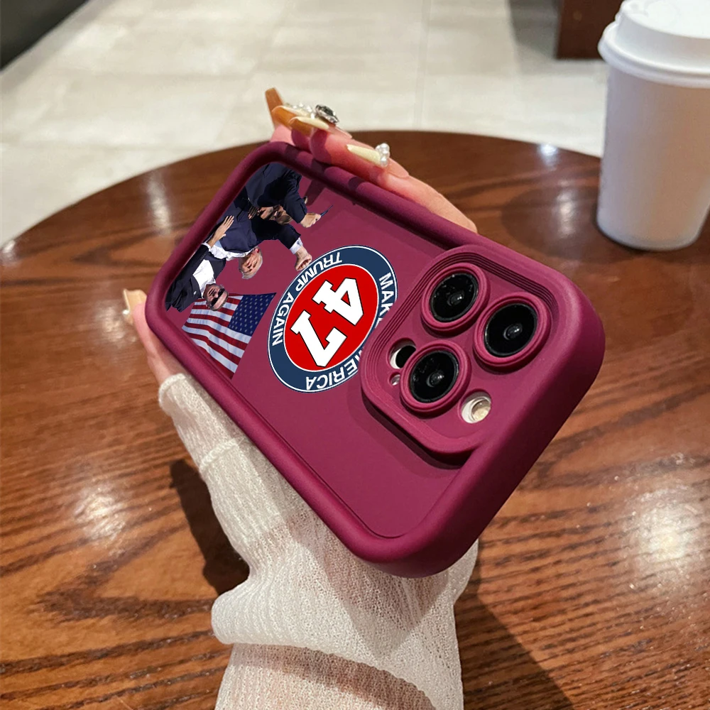 Мягкий чехол для телефона iPhone 16 Pro Max Plus силиконовый из ТПУ с ангельским глазом