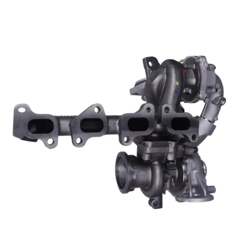 Фото Полный турбокомплект 10009930102 Twin Turbo R2S 10009880025 Турбина KP35 K04 для VW Amarok 2.0 BiTDI 120 кВт 163 CFCA Турбонагнетатель №4