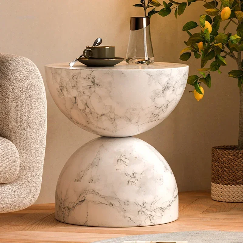 Скандинавский журнальный столик из оксида магния для гостевого дома песочные