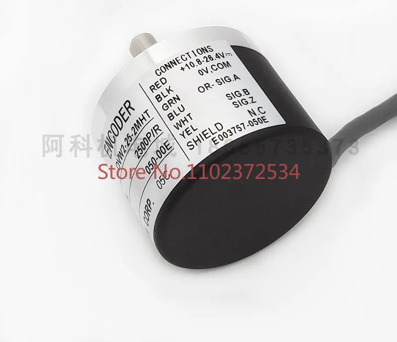 Инкрементный кодировщик Φ 2500P/R твердый шпиндель выход HTL