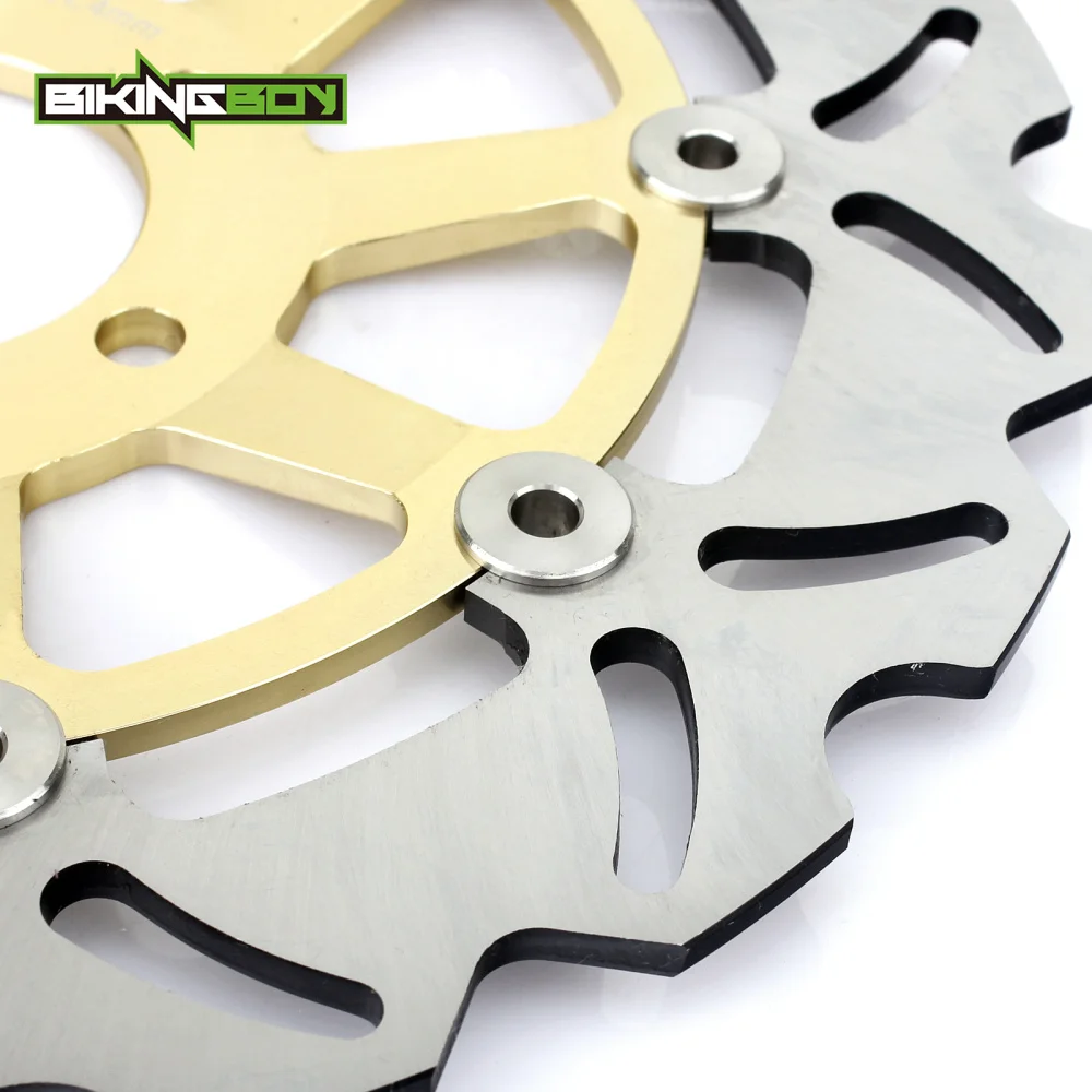 BIKINGBOY Ninja ZX6R 600 98-01 ZX-6R 636 02 ZX9R 98 99 GPZ900R 99-02 ZZ-R ZZR 05-08 06 Передние тормозные диски Диски