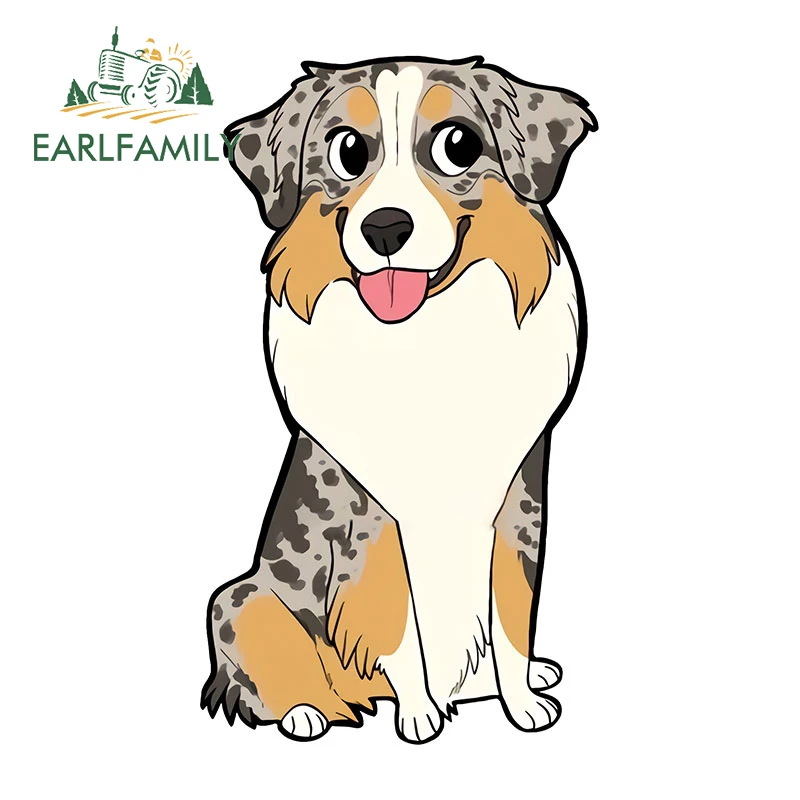 

EARLFAMILY 13 см наклейки на Австралийскую овчину, водостойкие наклейки на автомобиль, наклейки на окна, ноутбук, автомобильные аксессуары, наклейки на мотоцикл