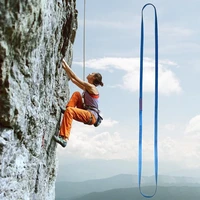 universal climbing belt multifunctional nylon rock climbing quick draw sling rope yoga sling climbing rope