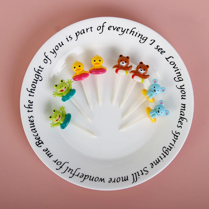 

8 шт., вилка в виде животных