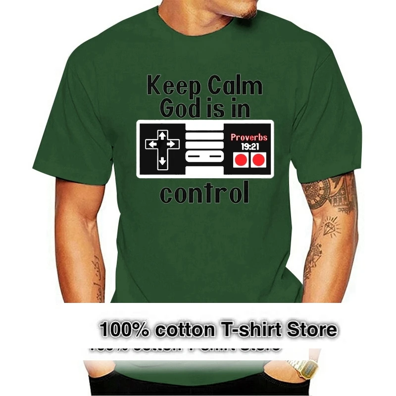 Men T Shirt  Keep Calm God Is In Control  Women t shirt