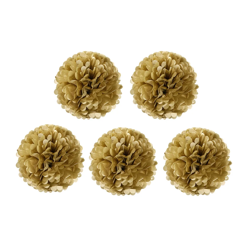

5pcs 8" Tissue Paper Pom Pom Flower