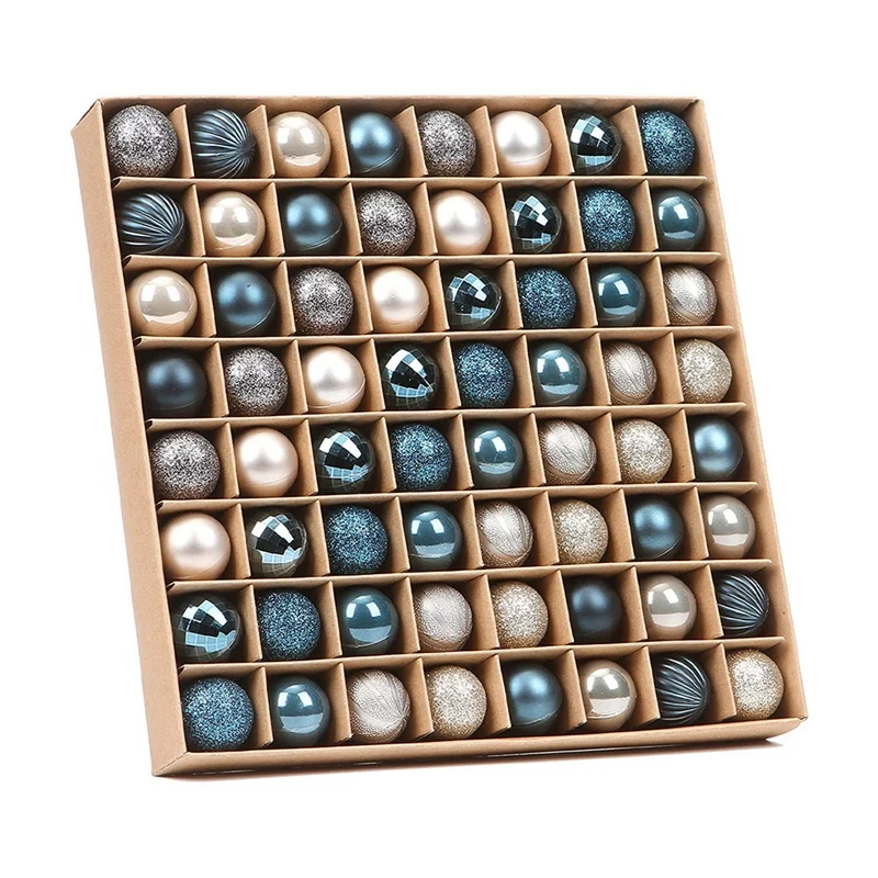 

64 Pcs Multipurpose Christmas Ornaments Christmas Gifts Christmas Tree Balls