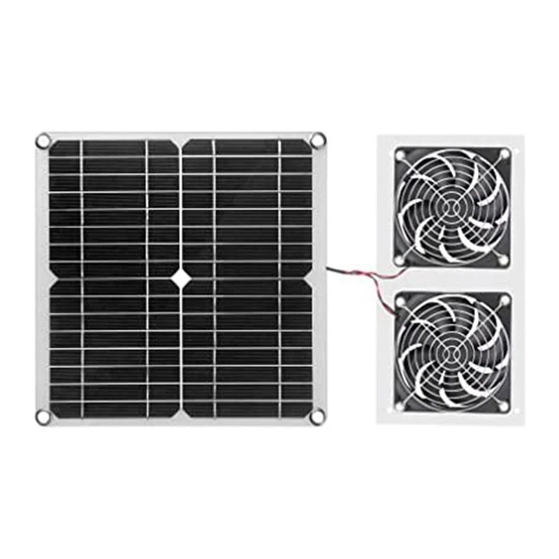 

Solar Panel Powered Exhaust Fans For Shed Chicken Coop, Dog House, Roof Vent,Camping