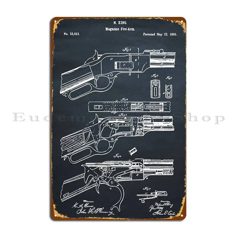 

1866 г., King журнал, металлический знак, Настенный декор, проектирование стен, пещера, оловянный знак, плакат