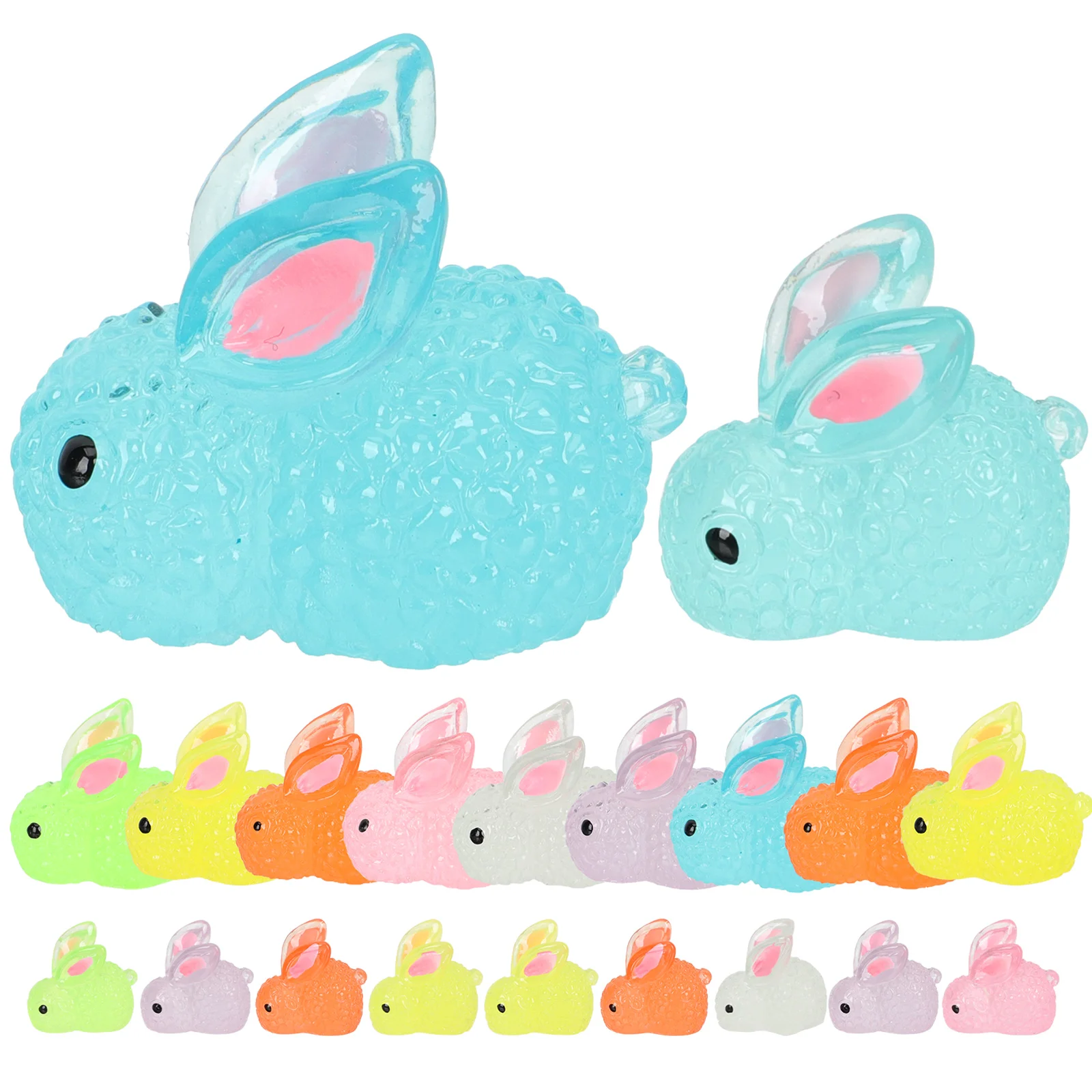 

20pcs Easter Bunny Decorations Case Shell Decorations Case Decors
