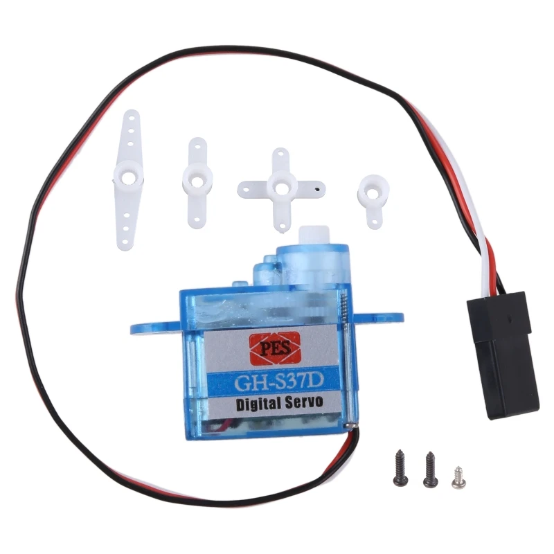 

High Speed 3.7g Micro Servo Motor Kit Mini for RC Robot Car Boat Arm Helicopter Controls Project