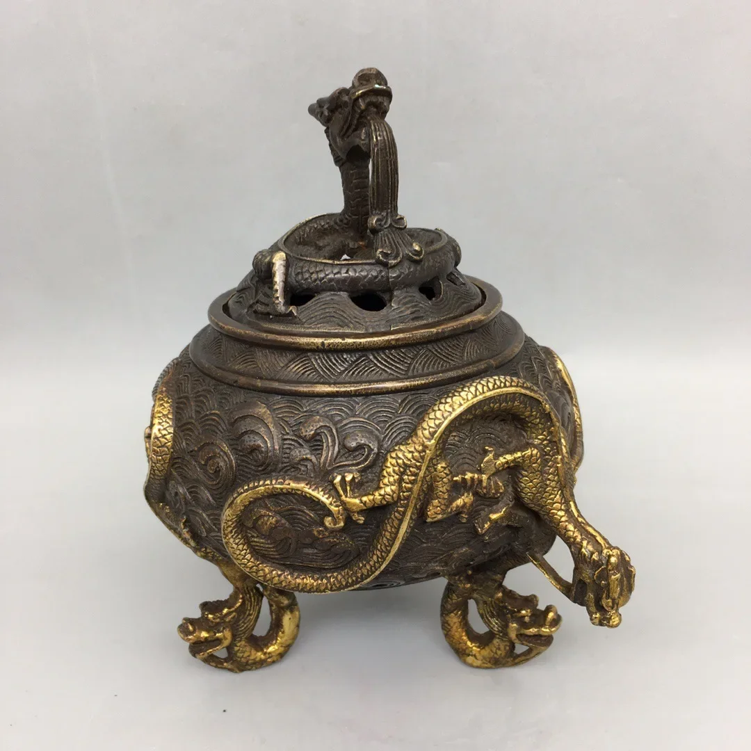 Металлический штатив курильница-дракон украшение для дома офиса культуры и