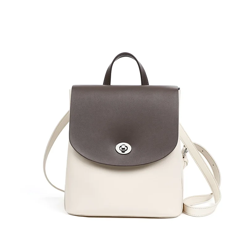 

Fashion Women's Backpack 2022 Genuine Leather Girls Book Bag Designer Luxury Lady Backpack High Quality Leather Travel Mochila