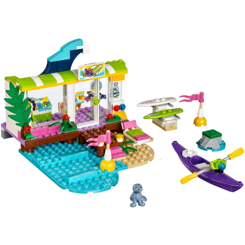 

Heartlake Surf Shop Girls Legoingsly Building Brick Block Friend 41315 DIY Toys Girls Birthday Holiday Xmas Gift
