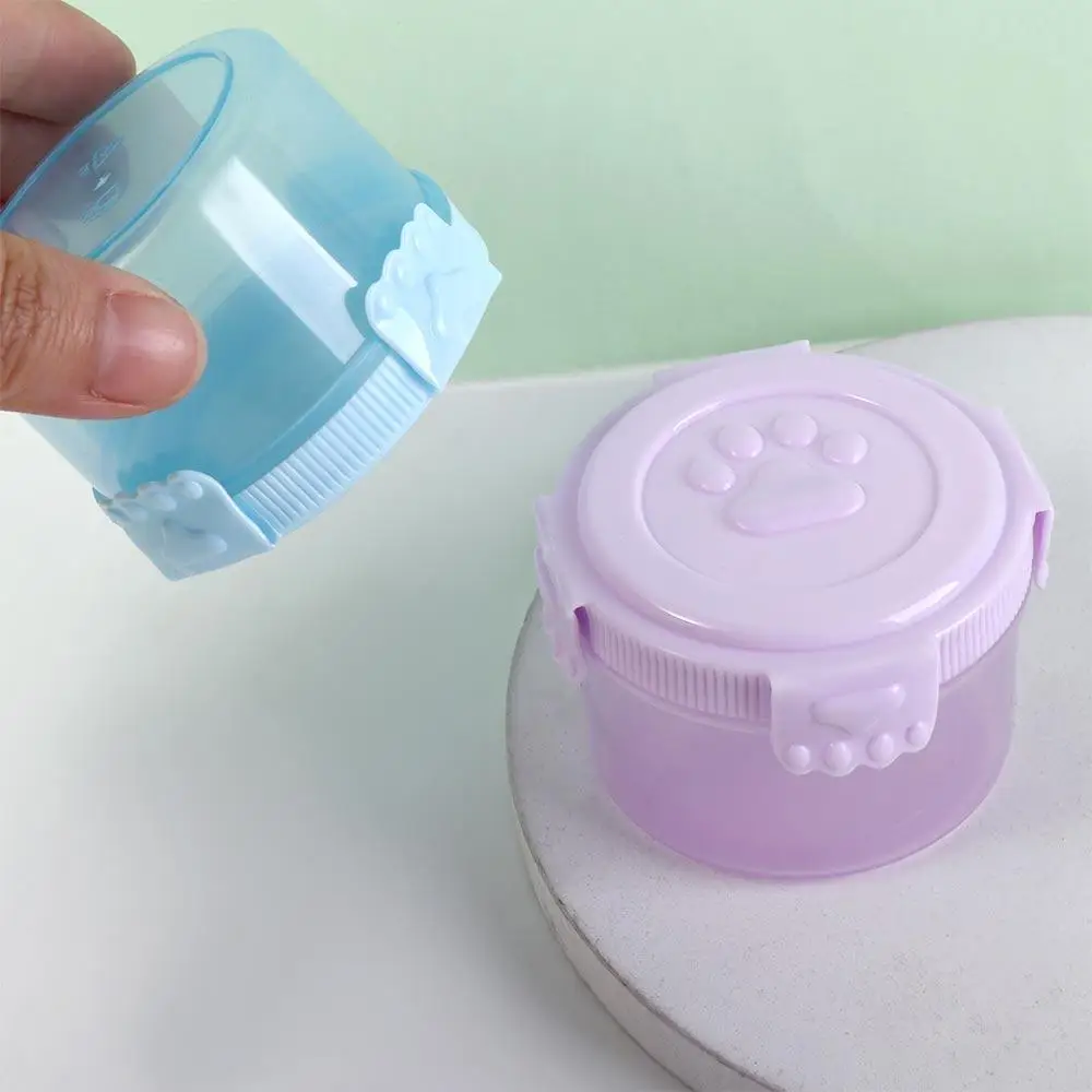 Портативная пластиковая коробка для соуса круглая/квадратная герметичная