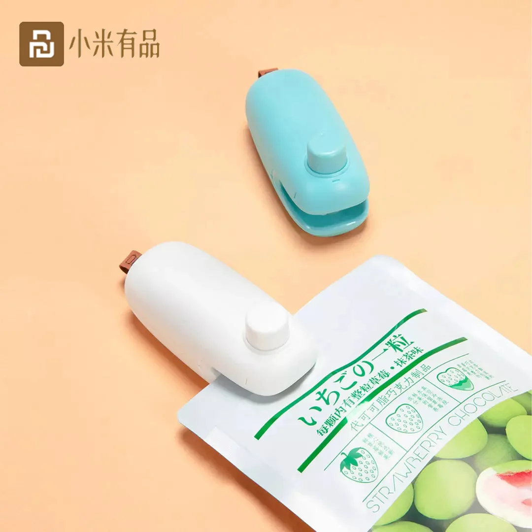 

Портативный Термоупаковщик Xiaomi Youpin 90FUN, мини-устройство для запечатывания, ручной упаковщик закусок, для кухни и домашнего использования