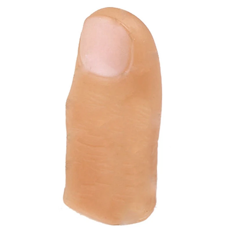 

5Pcs /Set Simulation Finger Sleeve Fake Thumb Tip Finger Magic Prank Trick Prop Toys Finger Trick Props Toy Funny Prank Party Su