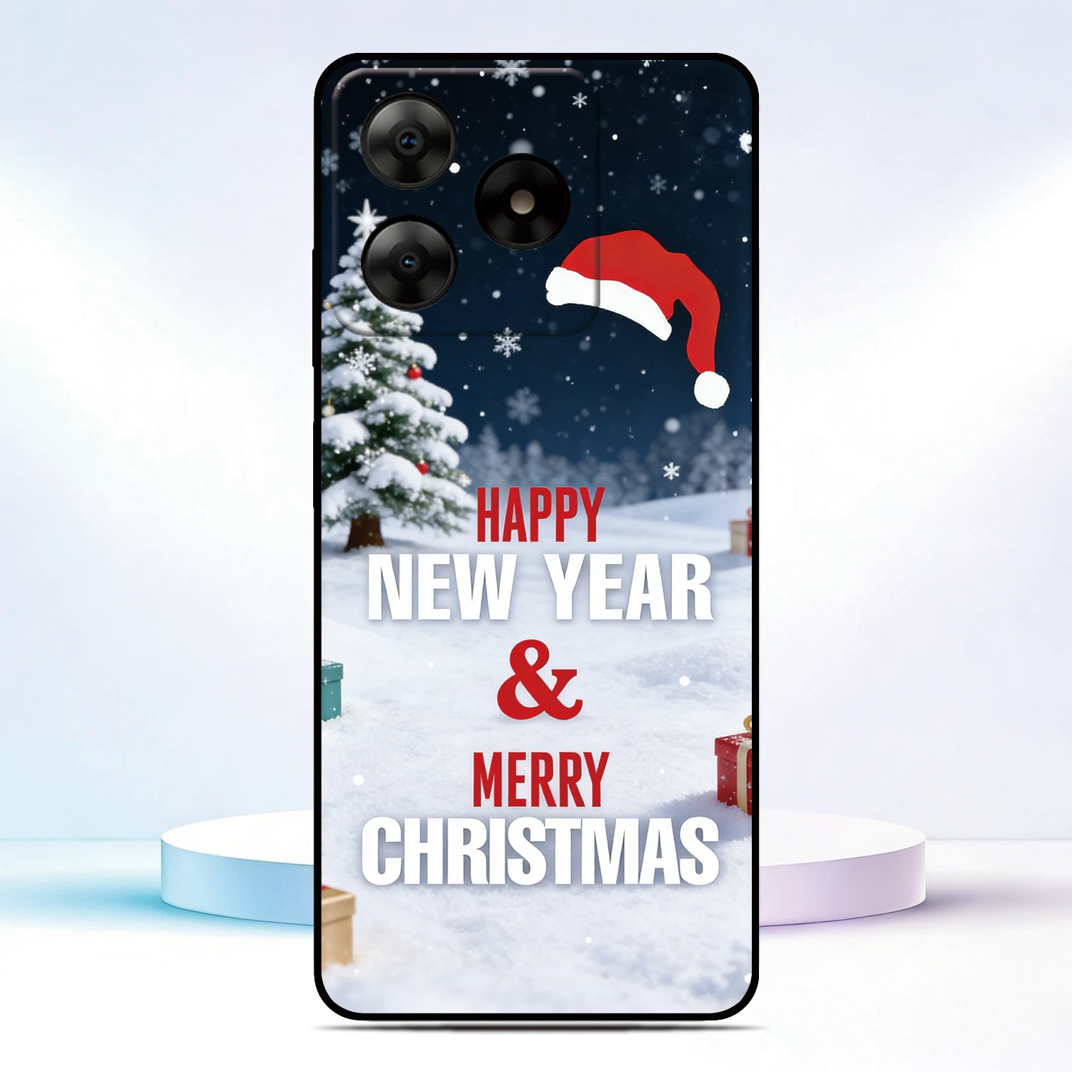 Фото Чехол для телефона с рождественским дизайном для Sharp Aquos R11 R10 R9 R2 Compact V6 Wish 6 5 4 Sense 10 9 8 3 Lite, персонализированная задняя крышка с фото №2
