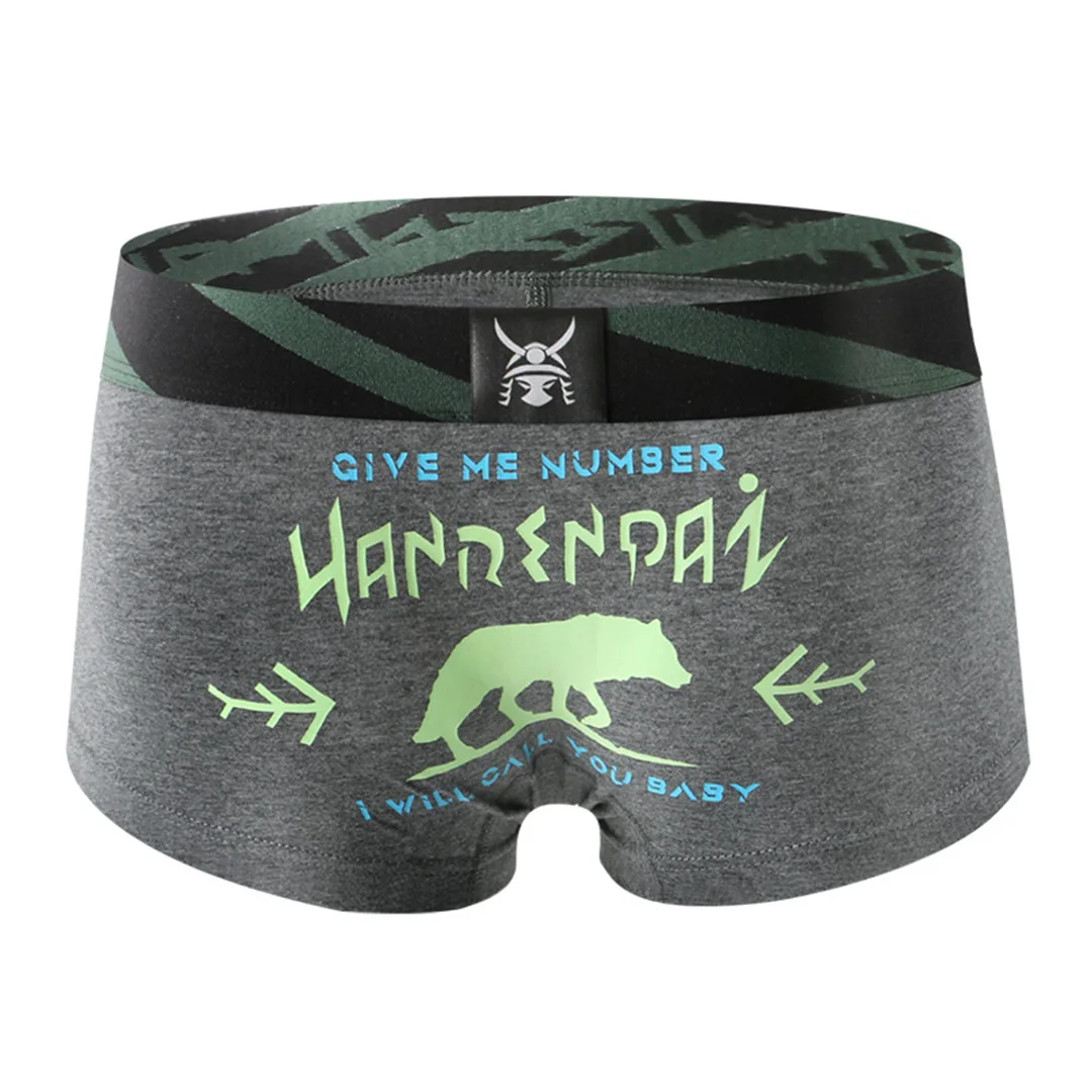 

Мужские удобные дышащие сексуальные боксеры с принтом Мужское нижнее белье 3 шт.