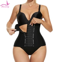 lazawg women waist trainer with wrap slimming body shaper waist cincher belly control adjustable strap corset sweat belt gym